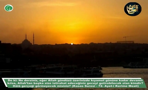 Gün Batımı.Hâlâ görmeyecek misiniz?
