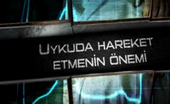 Uykuda hareket etmenin önemi