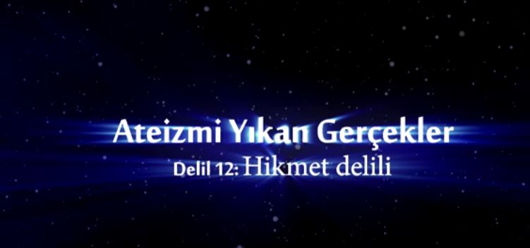 Yaratılış Delilleri - 12: Hikmet Delili