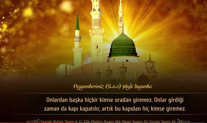 2-Er-Reyyan kapısından girecek olanlar