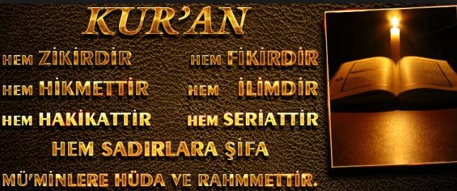 Hadis-i Şerif'de gecen Hz. Kuran'ın Faziletleri