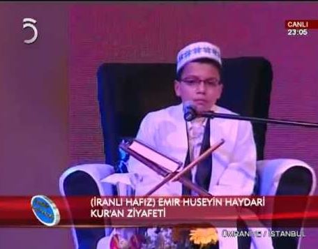 İranlı Hafız Emir Huseyin Haydari Kuran Tilaveti