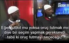 ''Oruç tutmak futboldan önce gelir '' ABD FUTBOL LİGİ OYUNCULARI