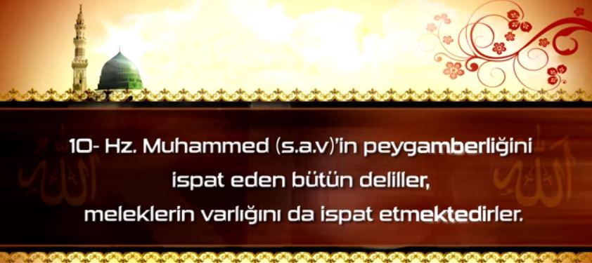 Meleklere İman - 10: Meleklerin Varlığının Delilleri - 10. Bölüm